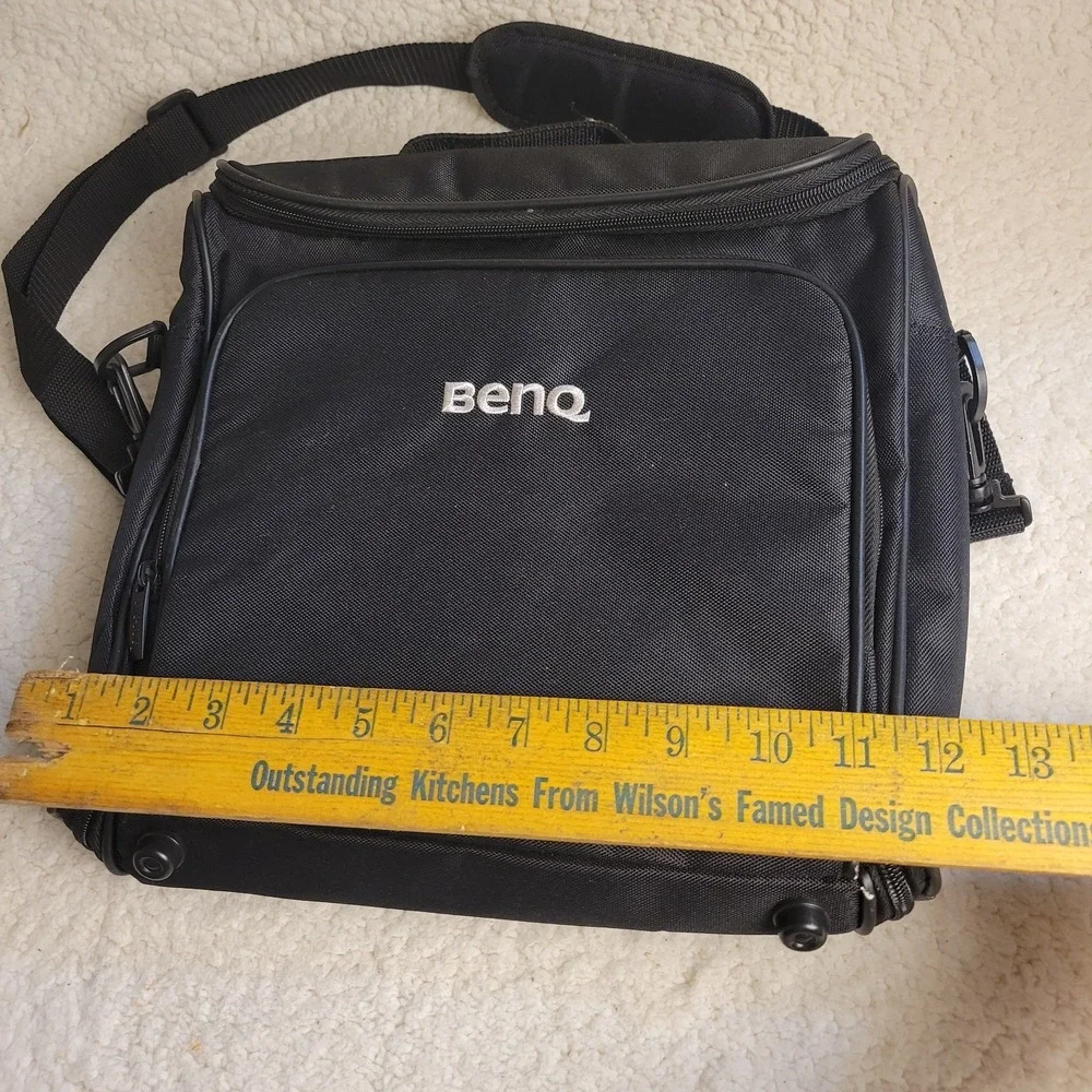 BenQ Black Projector Carrying Case Shoulder Bag Padded Electronics Travel Bag
